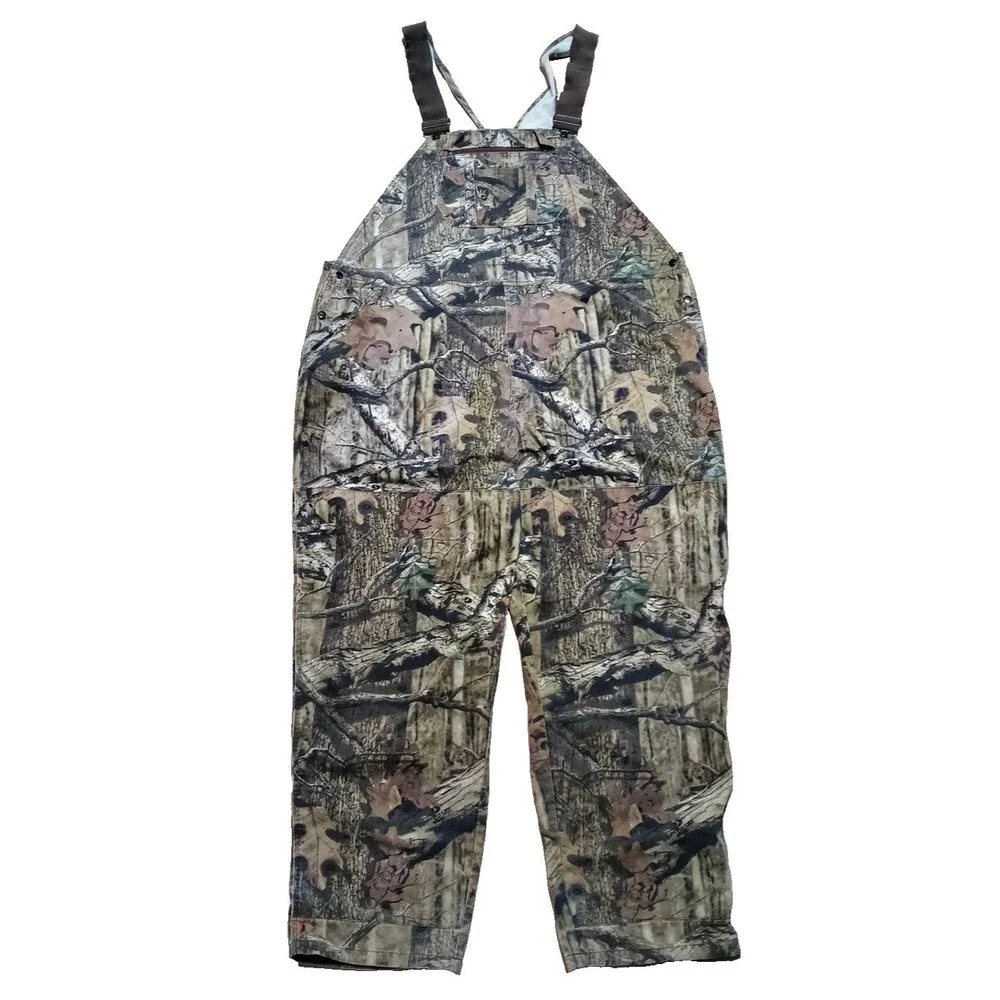 RedHead Mossy Oak Camo Bib Overalls Mens 3XLT Hunting Woodland Forest
